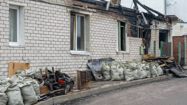 Professional Smoke Damage Removal technician working in Chesterfield, NJ